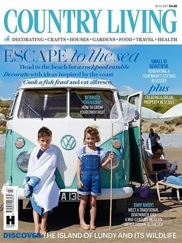 cherry deckchair in country living magazine - Denys & Fielding