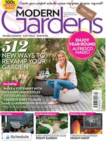 Denys & Fielding featured in modern garden magazine