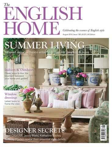 Our beach chair and us were included in the 'People to watch' section of the English Home Magazine