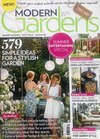 Our wideboy deckchair included in Modern Garden Magazine
