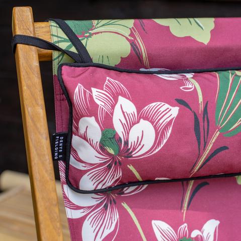 Deckchair Headrest - Patsy Plum