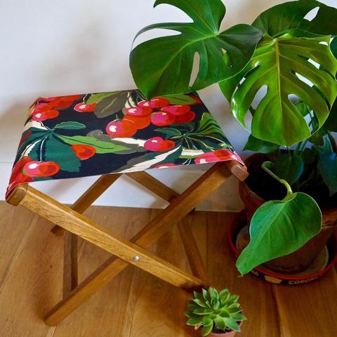 Cherry Footstool