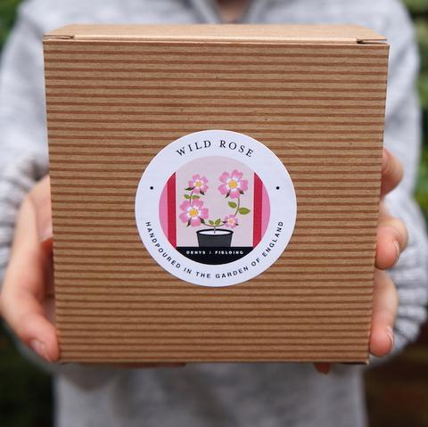Wild Rose Soy Wax Candle - Large