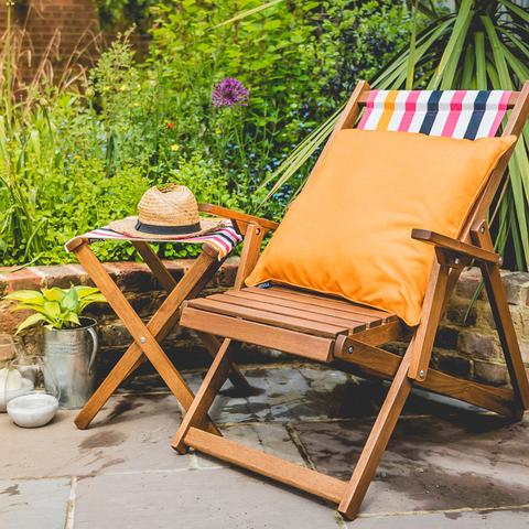 Balcony Deckchair (wooden garden chair)