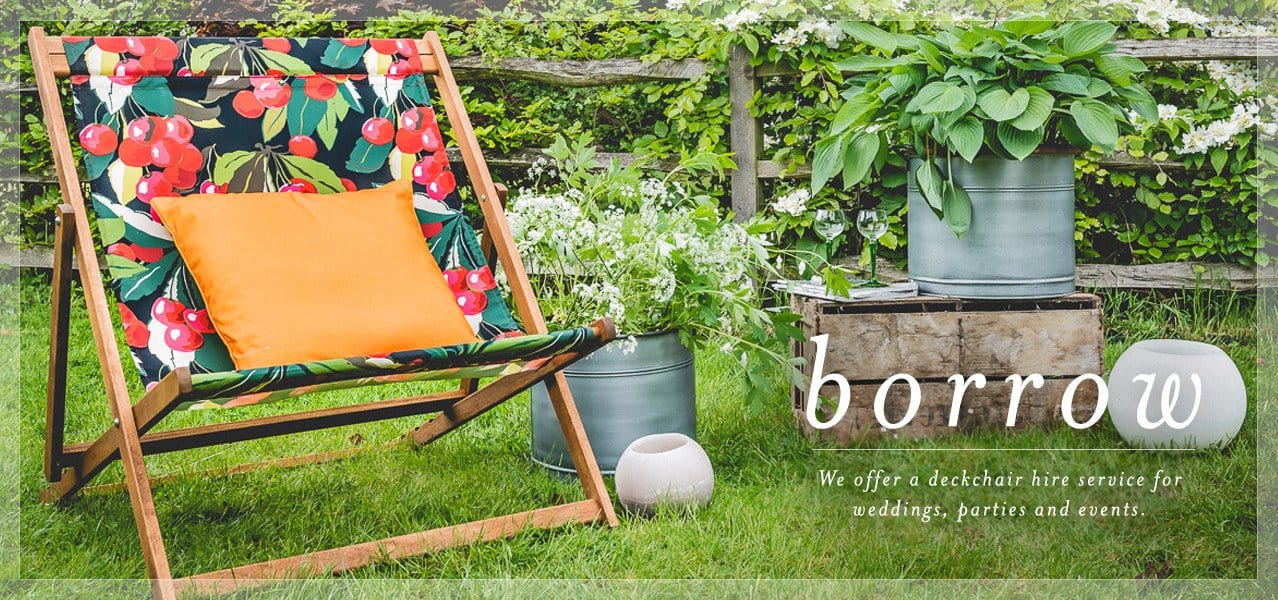 deckchair hire for weddings & parties